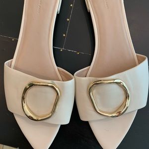 Something Navy fancy ivory slides